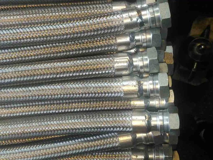 What is steel hose inside steel (steam)