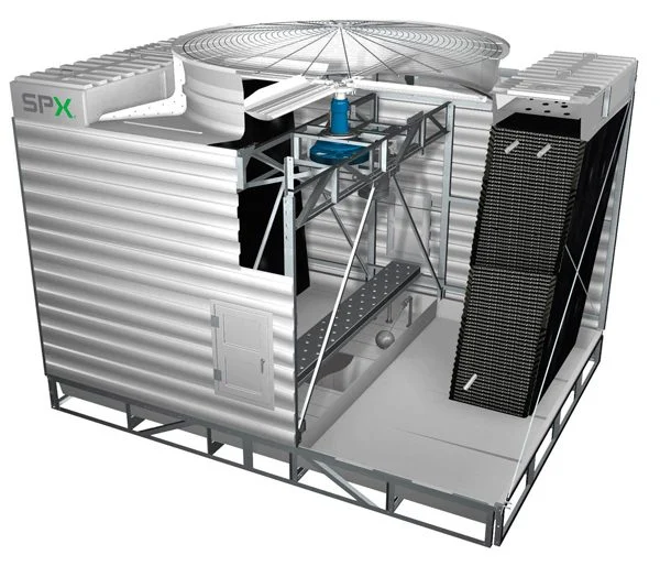 Cooling tower skeleton