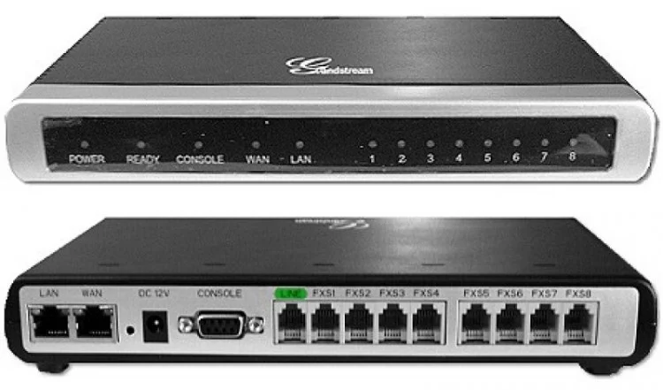 گیتوی Grandstream GXW4008 گرنداستریم، گیتوی GXW4008