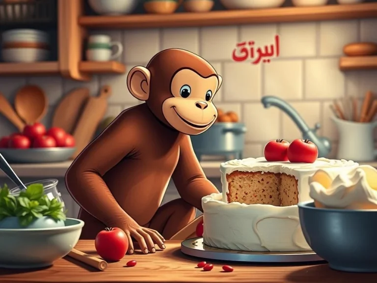 خلاصه کتاب جرج کنجکاو کیک درست می کند ( نویسنده مارگرت ری )