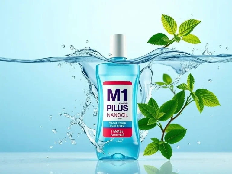 نقد و بررسی دهانشویه ام وان پلاس نانوسیل